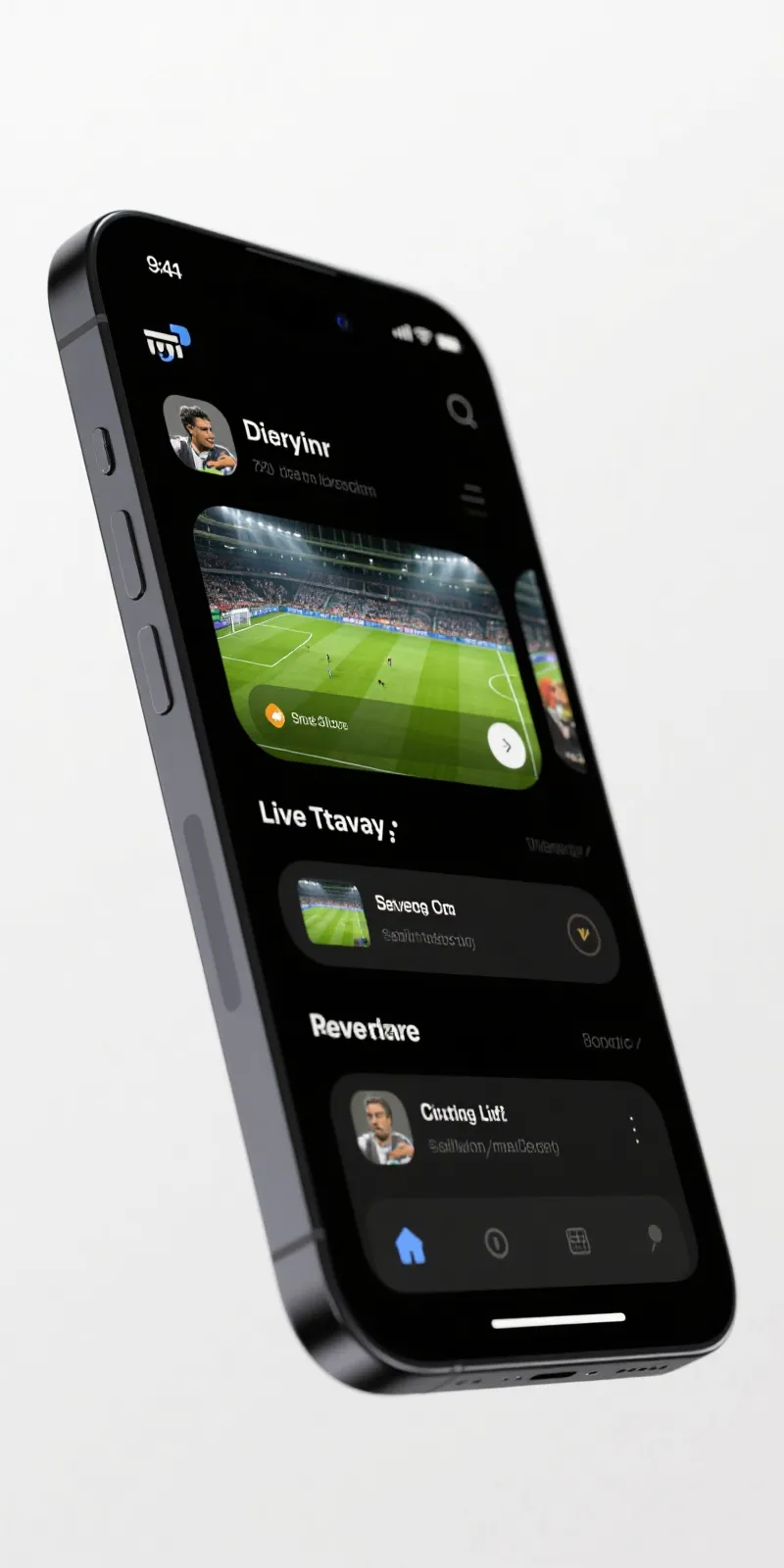 意甲足球直播官方App界面展示